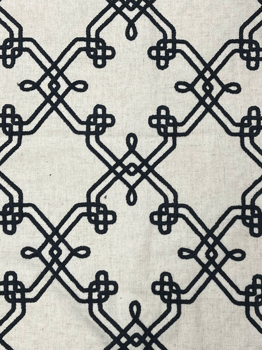Dynasty Emb. Calligraphy Upholstery/Drapery Fabric by P. Kaufmann