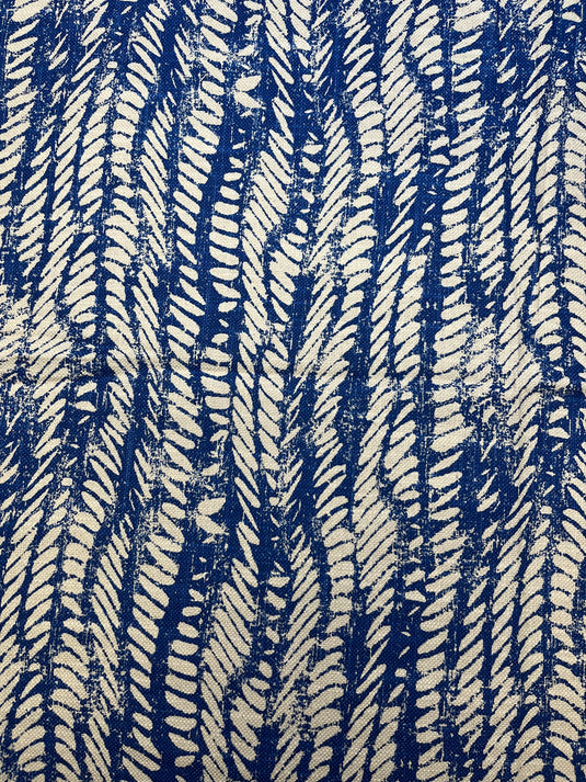 Jira Indigo Upholstery/Drapery Fabric by P. Kaufmann