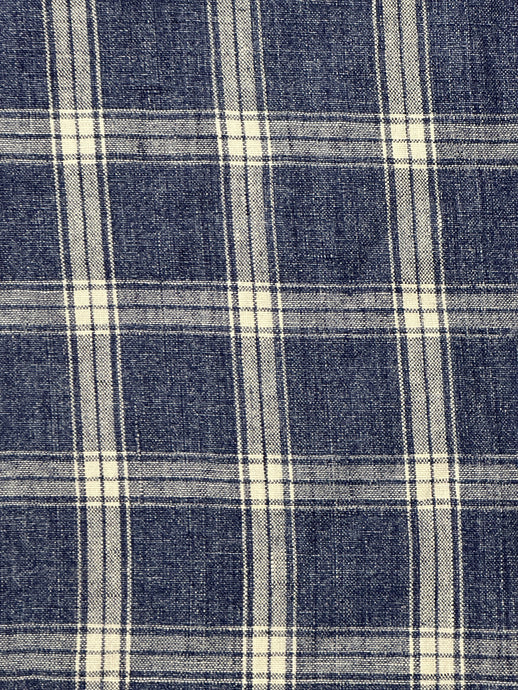 Preston Indigo Upholstery/Drapery Fabric by P. Kaufmann