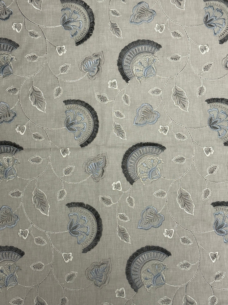 Load image into Gallery viewer, Gertrude Blue Moon Upholstery/Drapery Fabric by Millcreek/Swavelle
