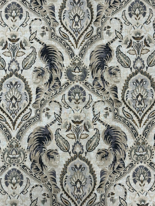 Twin Tigers Hemp Upholstery/Drapery Fabric by PK Lifestyles