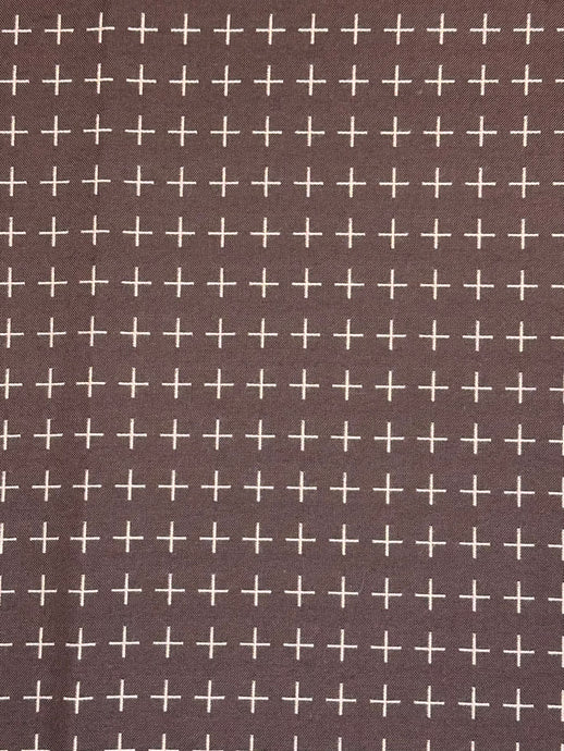 Plus Grid Cherry Outdoor Upholstery Fabric by Sunbrella