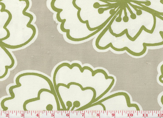 Snappy Poppy CL Apple Drapery Upholstery Fabric by  P Kaufmann 