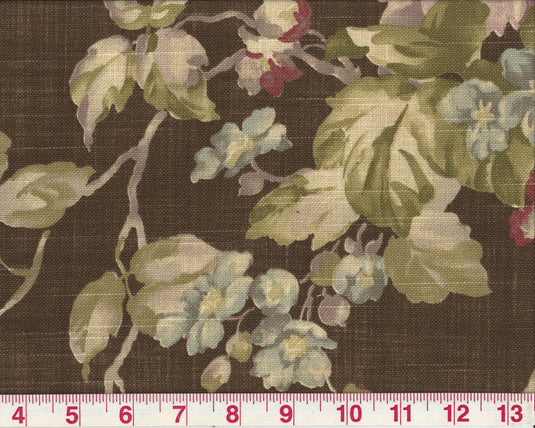 Spring Bloom CL Bronze Upholstery Fabric by Braemore Textiles