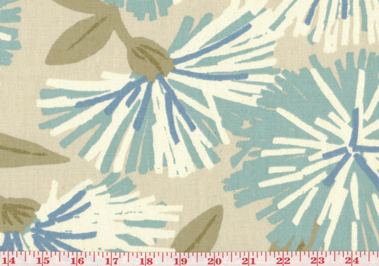 Mums the Word CL Linen Drapery Upholstery Fabric by Golding Fabrics