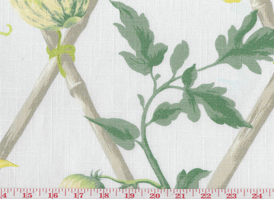 On the Vine CL Sky Drapery Upholstery Fabric by Braemore Textiles