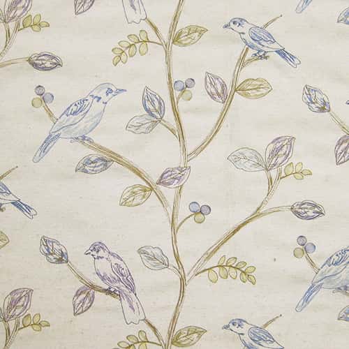 Load image into Gallery viewer, Audubon CL Plum Embroidered Drapery Upholstery Fabric by Regal Fabrics
