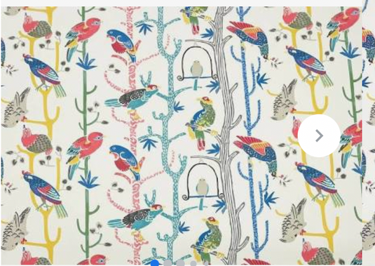 Birdhouse Chatter CL Prism Drapery Upholstery Fabric by PK Lifestyles (Waverly)
