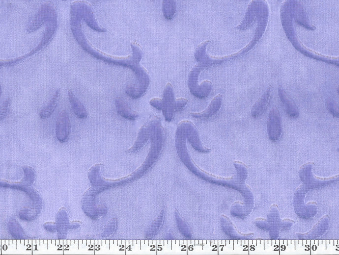 Bruckover CL Violet Velvet Upholstery Fabric by DeLeo Textiles