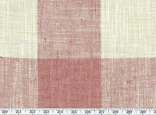 Check Please Plus CL Soft Coral Drapery Upholstery Fabric by  P Kaufmann