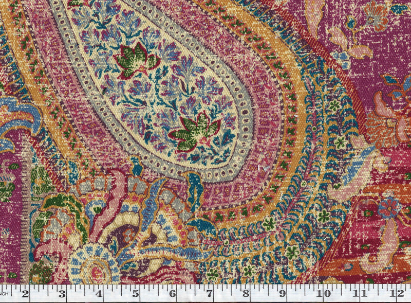 Load image into Gallery viewer, Claim to Fame CL Wineberry Drapery Upholstery Fabric by P Kaufmann
