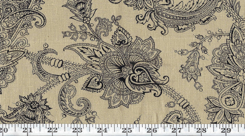 Load image into Gallery viewer, Derwent Paisley CL Dune Drapery Upholstery Fabric by Ralph Lauren
