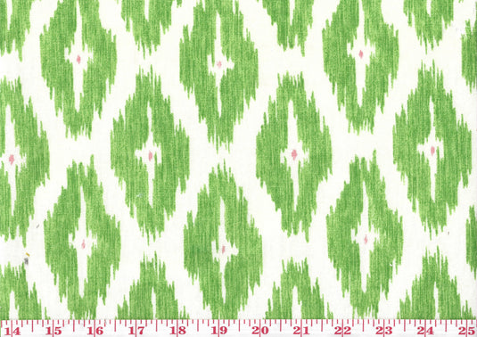 Diwali CL Green Drapery Upholstery Fabric by  P Kaufmann