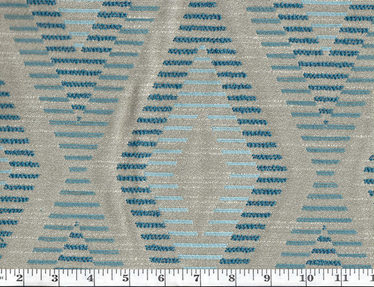 Enigma CL Lagoon Drapery Upholstery Fabric by DeLeo Textiles