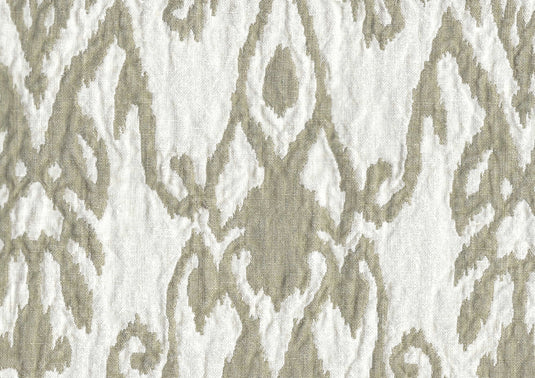 Ezra Damask CL Flax Drapery Upholstery Fabric by Ralph Lauren