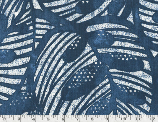 Gallant Leaf CL Lapis Drapery Upholstery Fabric by Golding Fabrics
