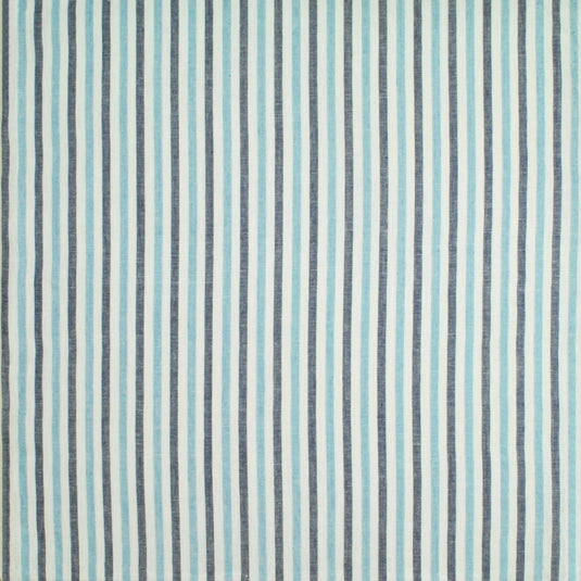 Hepburn Stripe CL Azure Drapery Upholstery Fabric by Ralph Lauren