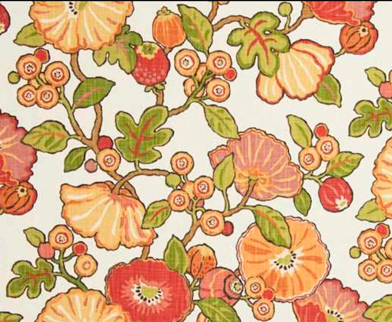 Load image into Gallery viewer, Hip Floral CL Bittersweet Upholstery Fabric by P Kaufmann
