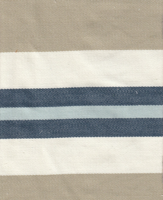 Clayton CL Khaki-Blue Drapery Upholstery Fabric by Golding Fabrics