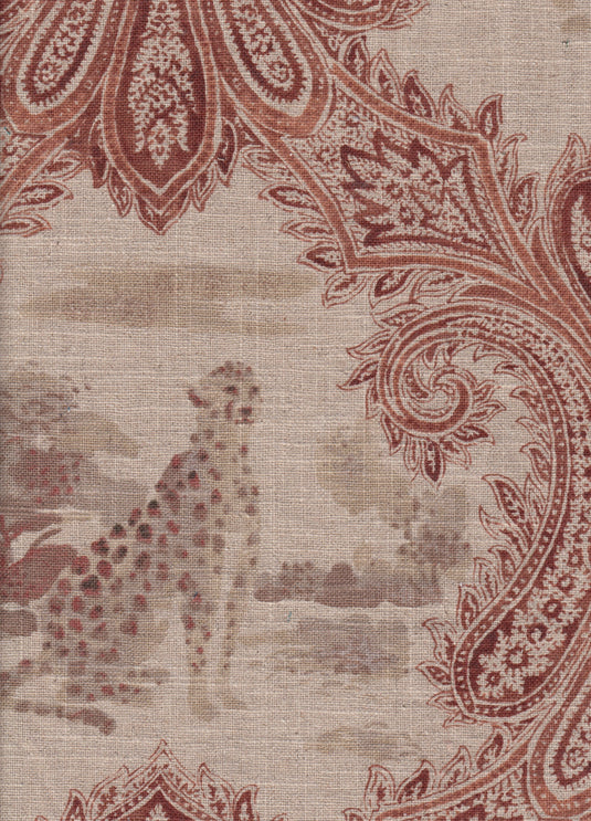 Madagascar CL Cinnabar Drapery Upholstery Fabric by  P Kaufmann