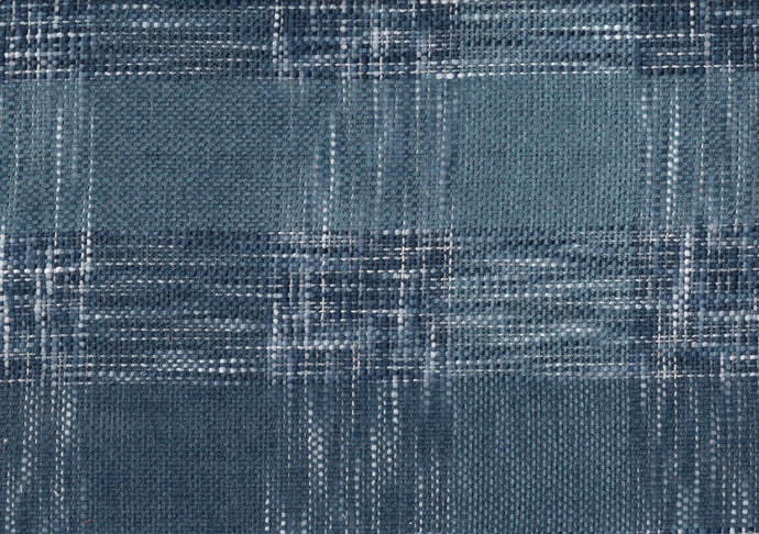 Cross Paths CL Blue Smoke  Drapery Upholstery Fabric by  P Kaufmann