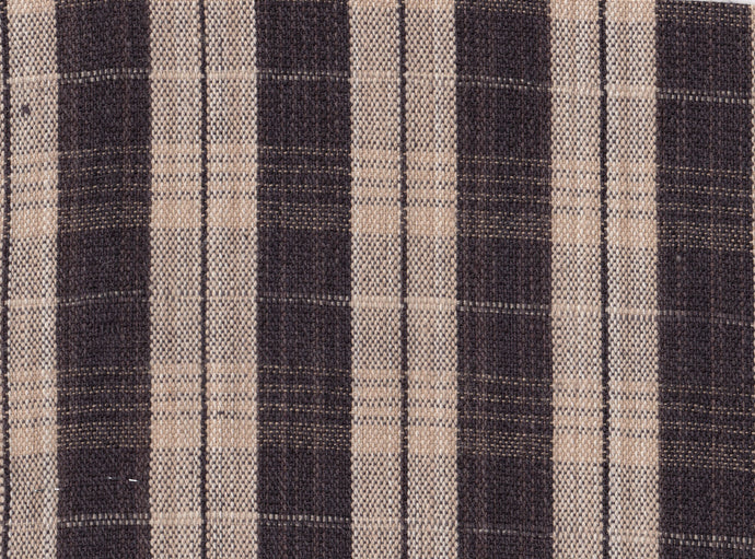 Wyatt Check CL Black Drapery Upholstery Fabric by Ralph Lauren