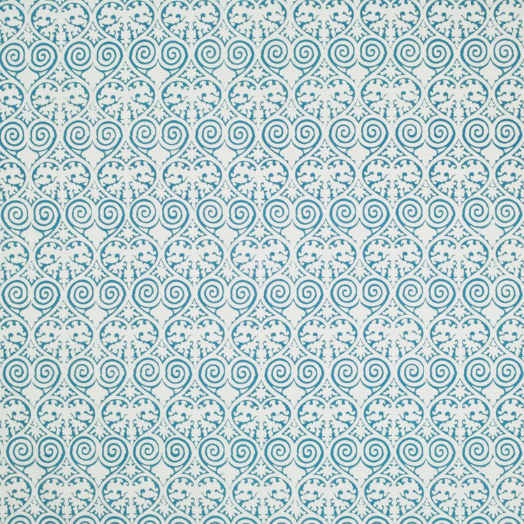 Load image into Gallery viewer, Ignazio Damask CL Sky  Drapery Upholstery Fabric by Ralph Lauren
