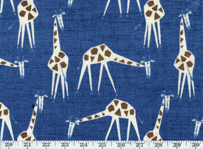 Load image into Gallery viewer, Just Giraffes CL Twilight Drapery Upholstery Fabric by Novogratz Fabric and PK Lifestyles
