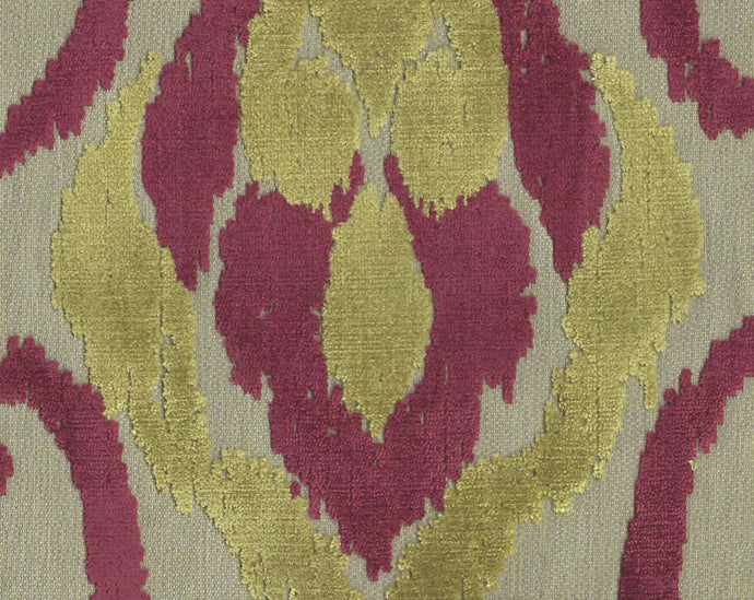 Ketana Velvet CL Ruby Drapery Upholstery Fabric by Charles Martel