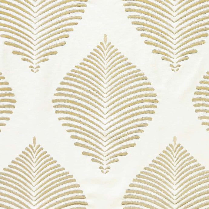 Lexi CL Sand Embroidered Drapery Upholstery Fabric by Regal Fabrics