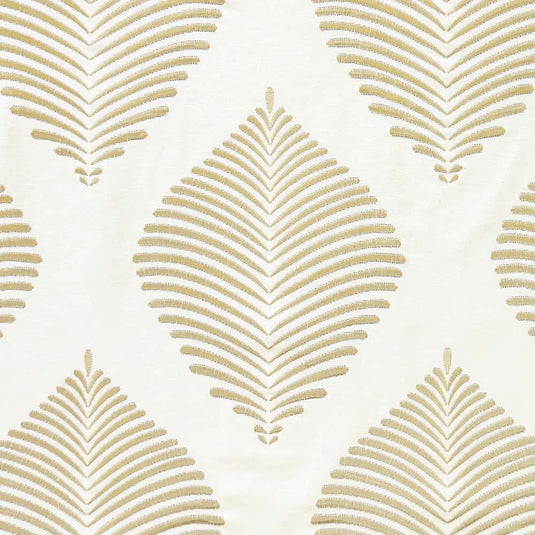Lexi CL Sand Embroidered Drapery Upholstery Fabric by Regal Fabrics