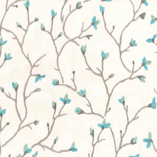 Mailee CL Mist Embroidered Drapery Upholstery Fabric by Regal Fabrics