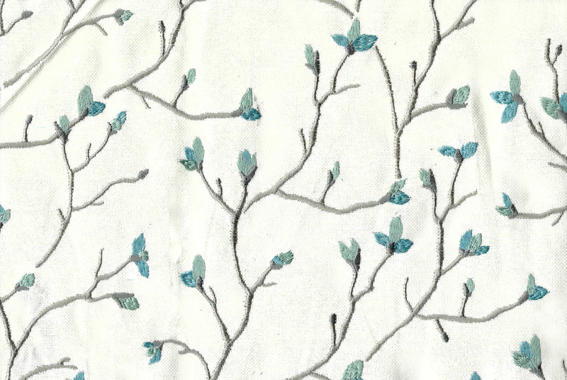 Load image into Gallery viewer, Mailee CL Mist Embroidered Drapery Upholstery Fabric by Regal Fabrics
