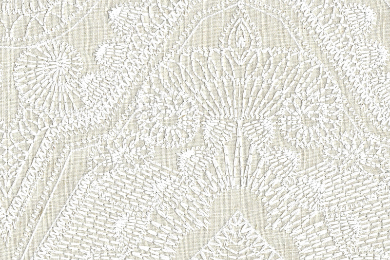 Load image into Gallery viewer, Sabar CL Sand Embroidered Drapery Upholstery Fabric by  P Kaufmann
