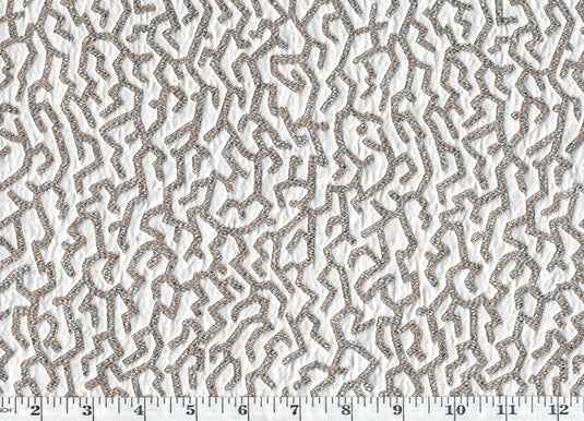 Shoals CL Platinum Drapery Upholstery Fabric by Golding Fabrics