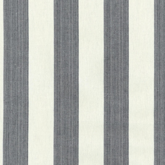 Stratford Stripe CL Licorice Drapery Upholstery Fabric by PK Lifestyles (Waverly)