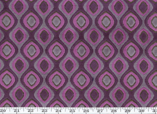 Tisdale CL Orchid  Velvet Upholstery Fabric by DeLeo Textiles