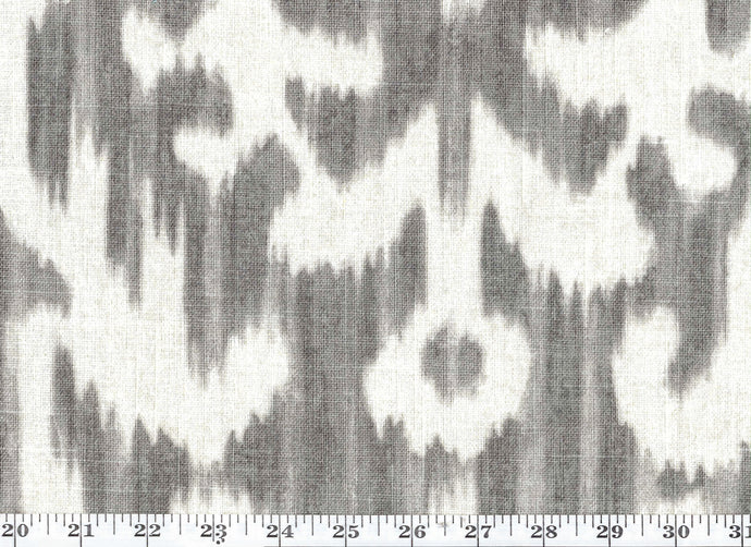 Tonal Ikat CL Smoke Drapery Upholstery Fabric by  P Kaufmann