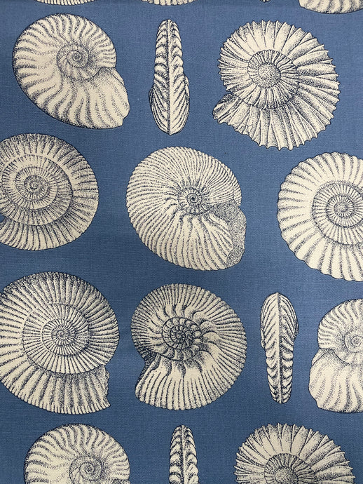 Nautilus Indigo Upholstery/Drapery Fabric by Waverly