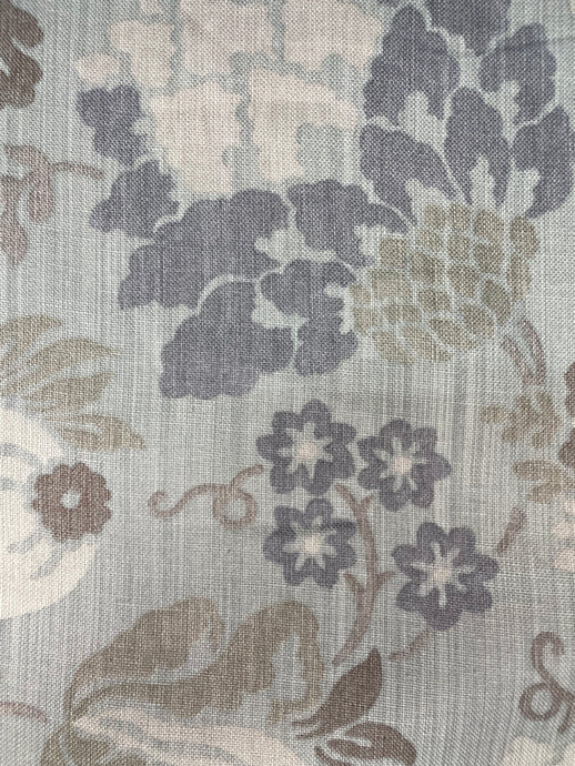 Soft Garden Blue Upholstery/Drapery Fabric by Braemore