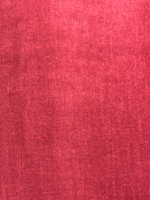 Antibes Claret Upholstery Velvet by JB Martin