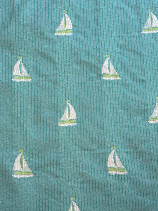 Ahoy Wave Upholstery Fabric by P. Kaufman