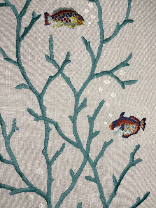 Friends Of Nemo Aqua Upholstery/Drapery Fabric by Golding