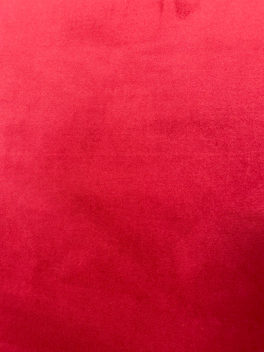 Vette Scarlet Red Upholstery Fabric by Kravet