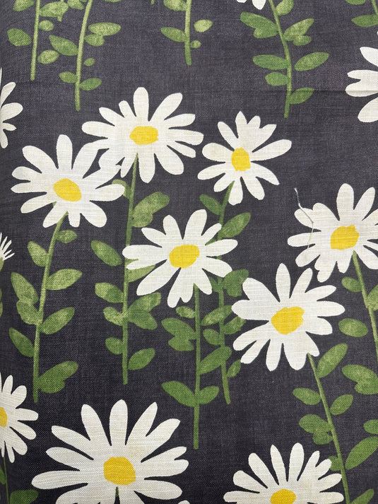 Endless Daisies Midsummer Night Upholstery/Drapery Fabric by P. Kaufman