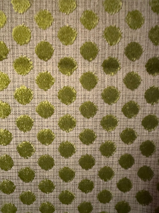 Circle Dots Lemoncello Upholstery Fabric by Kravet