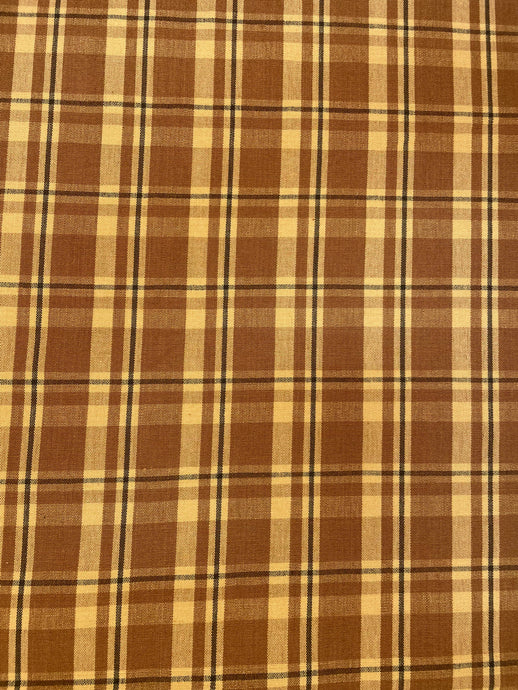 Monega Check Bittersweet Upholstery/Drapery Fabric by Clarence House