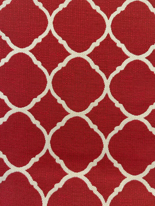 Accord Crimson Outdoor Upholstery Fabric by Sunbrella