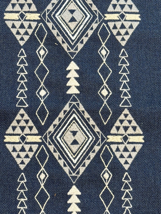 Tuareg Midnight Outdoor Upholstery Fabric by Sunbella