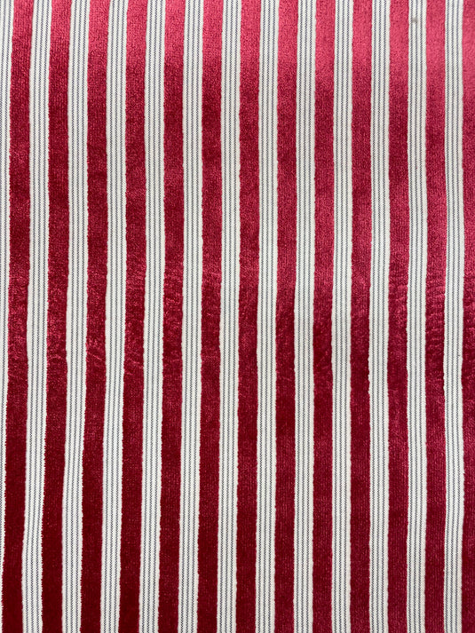 Christmas Stripe Upholstery Fabric by Kravet